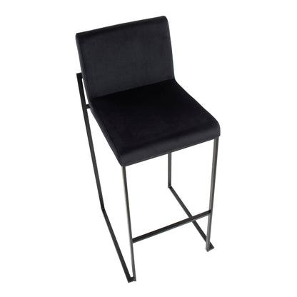Fuji - Contemporary High Back Barstool Elegant Design