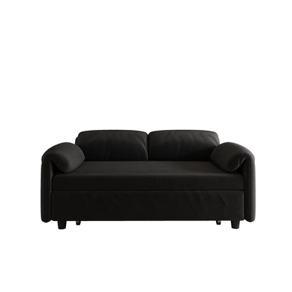 Sofa, Dual Purpose Lounge With Retractable Queen Size Bed