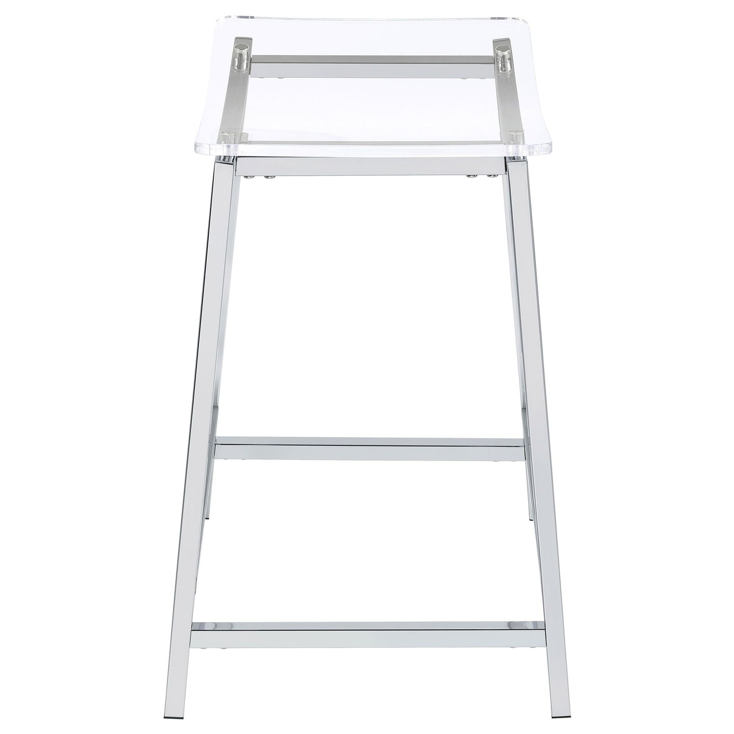 Staten - Backless Counter Stool (Set of 2) - Chrome