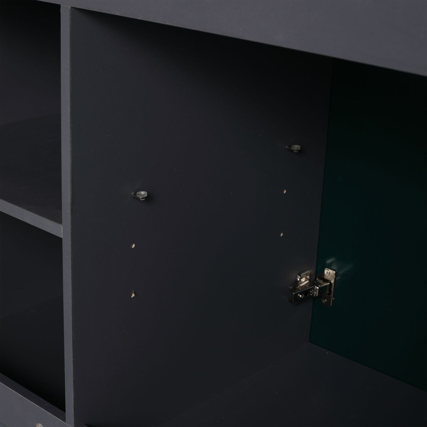 Contemporary Freestanding Bathroom Vanity With Resin Sink & Soft-Close Cabinet Doors