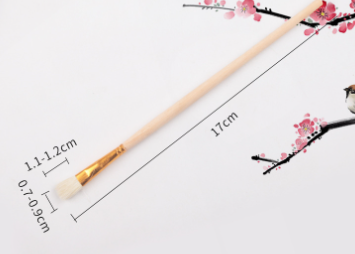 Painting Pen Soft Wool Brush for Watercolor & Oil Tracing on Ceramic Surfaces