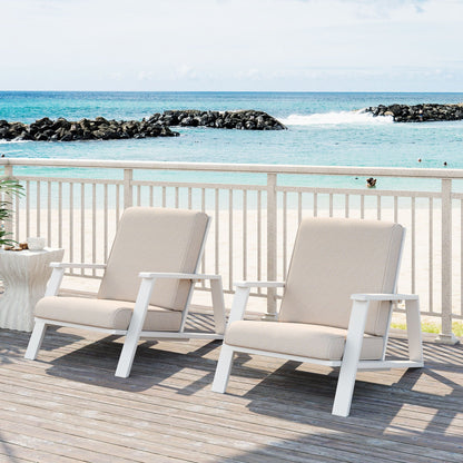 Outdoor Patio Lounge Chair Set of 2