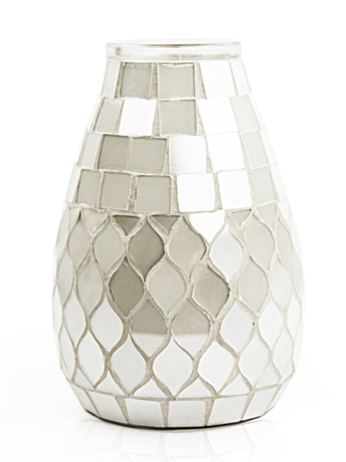 Nordic Light Mosaic Glass Vase Home Office