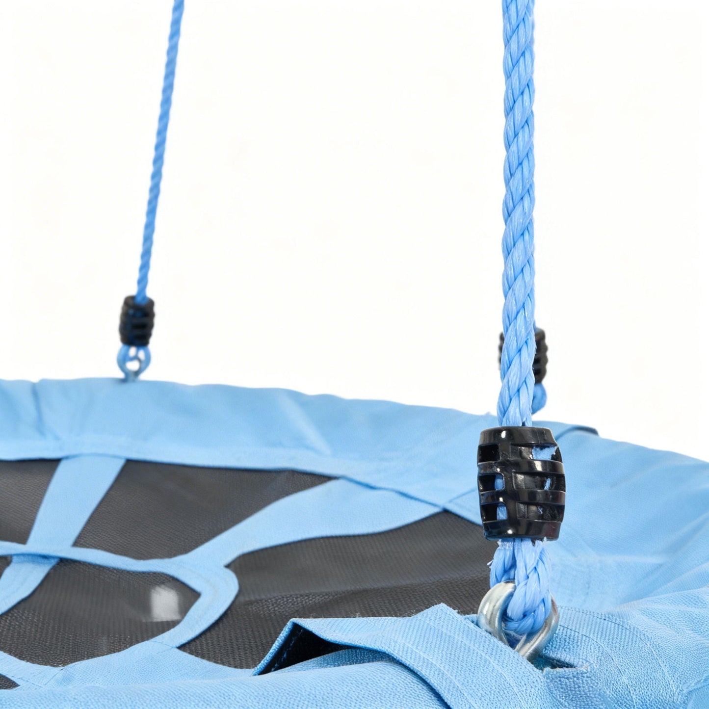 Xns107 - 2 Swing Set With Slide For Outdoor - Blue / Pink