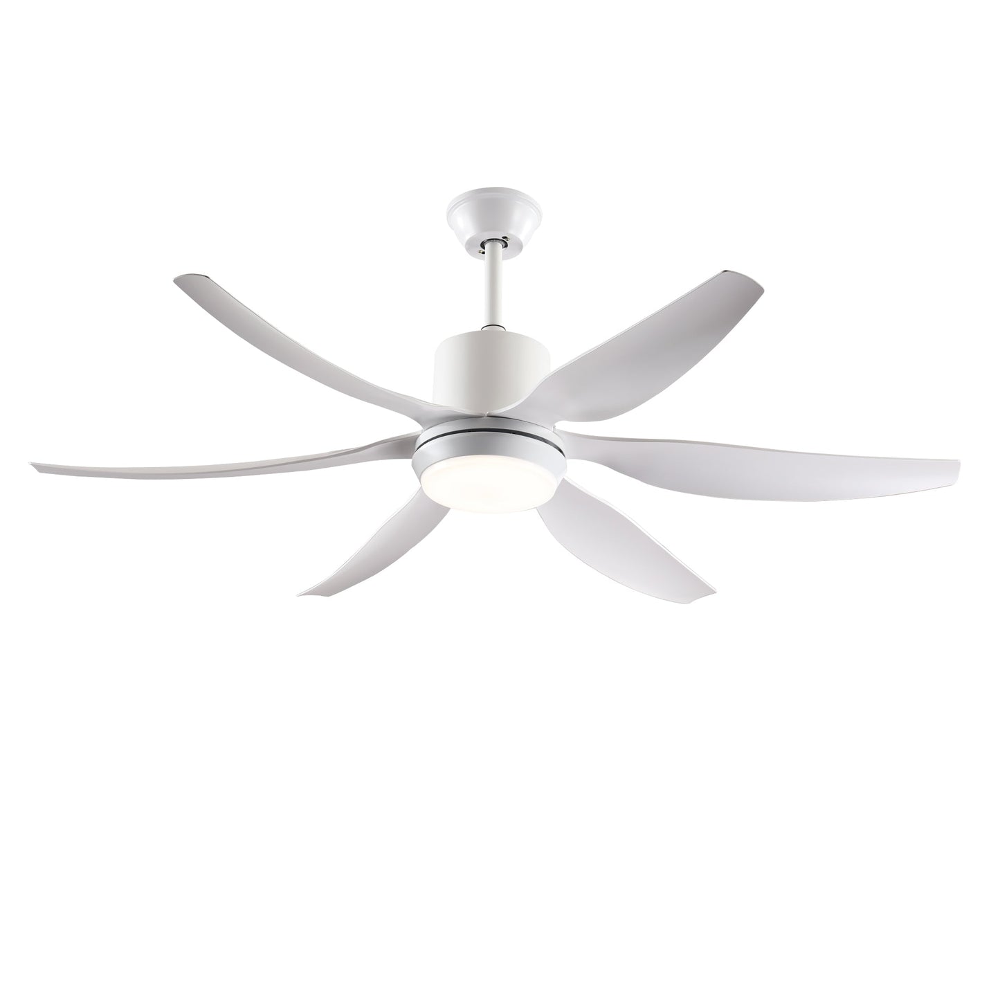 6 PCS ABS Blades 56" Ceiling Fan With Light Kit
