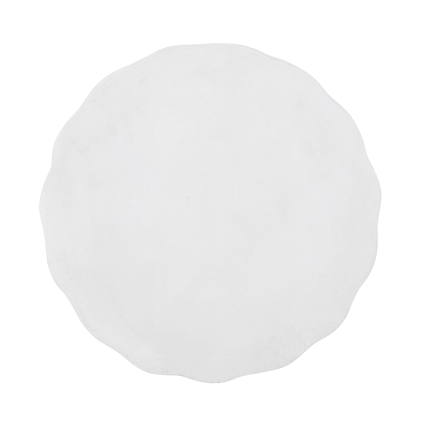 Outdoor Lightweight Concrete Side Table - Antique White