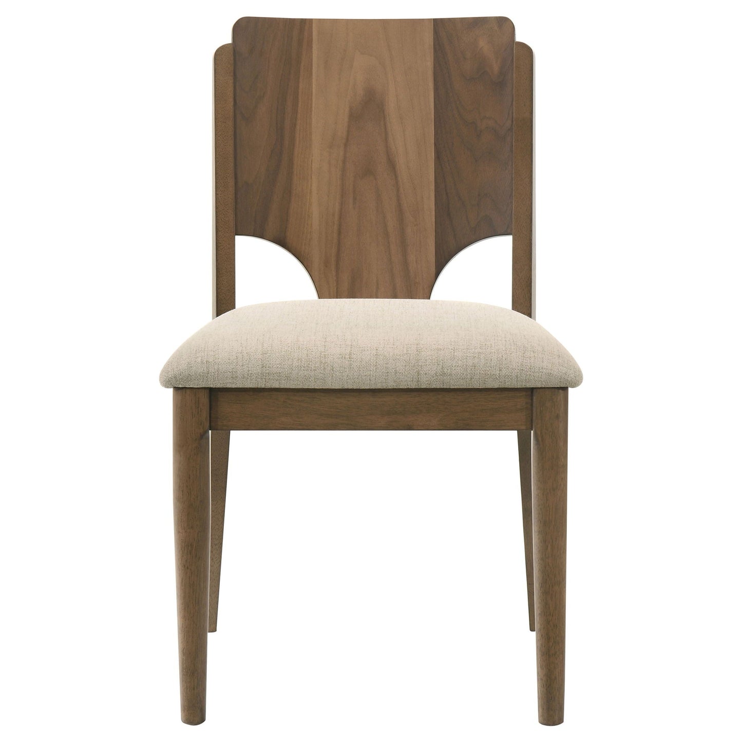 Graham - 5 Piece Round Dining Table Set - Walnut
