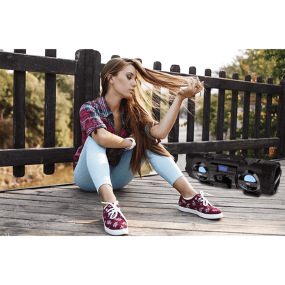 Naxa MP3/CD Bass Reflex Bluetooth Boombox - Refurbished