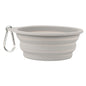 Outdoor Dog Folding Bowl Silicone Pet Bowl Drinking And Eating Dual-purpose Bowl Portable Dog Basin