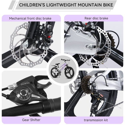 FKZNPJ 20 Inch Kids Mountain Bike