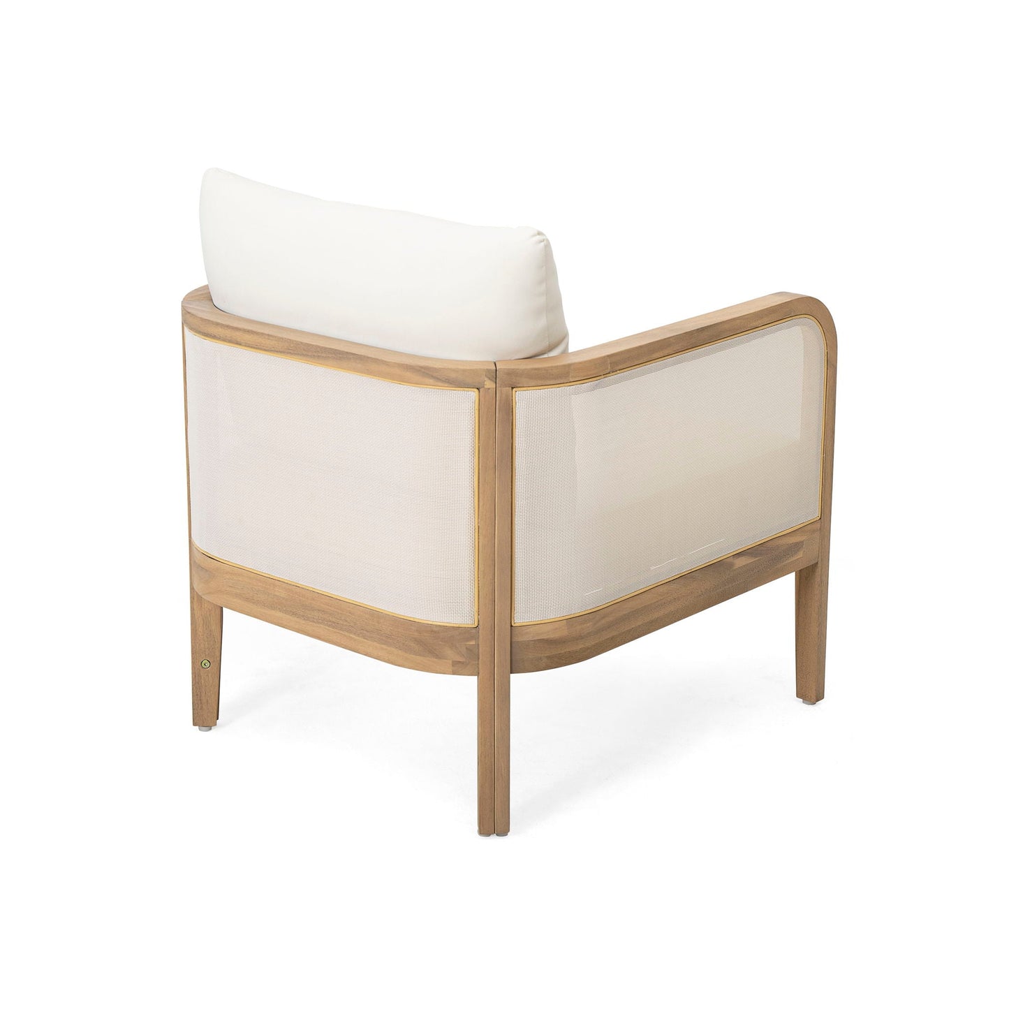 Outdoor Acacia Wood Patio Club Chair