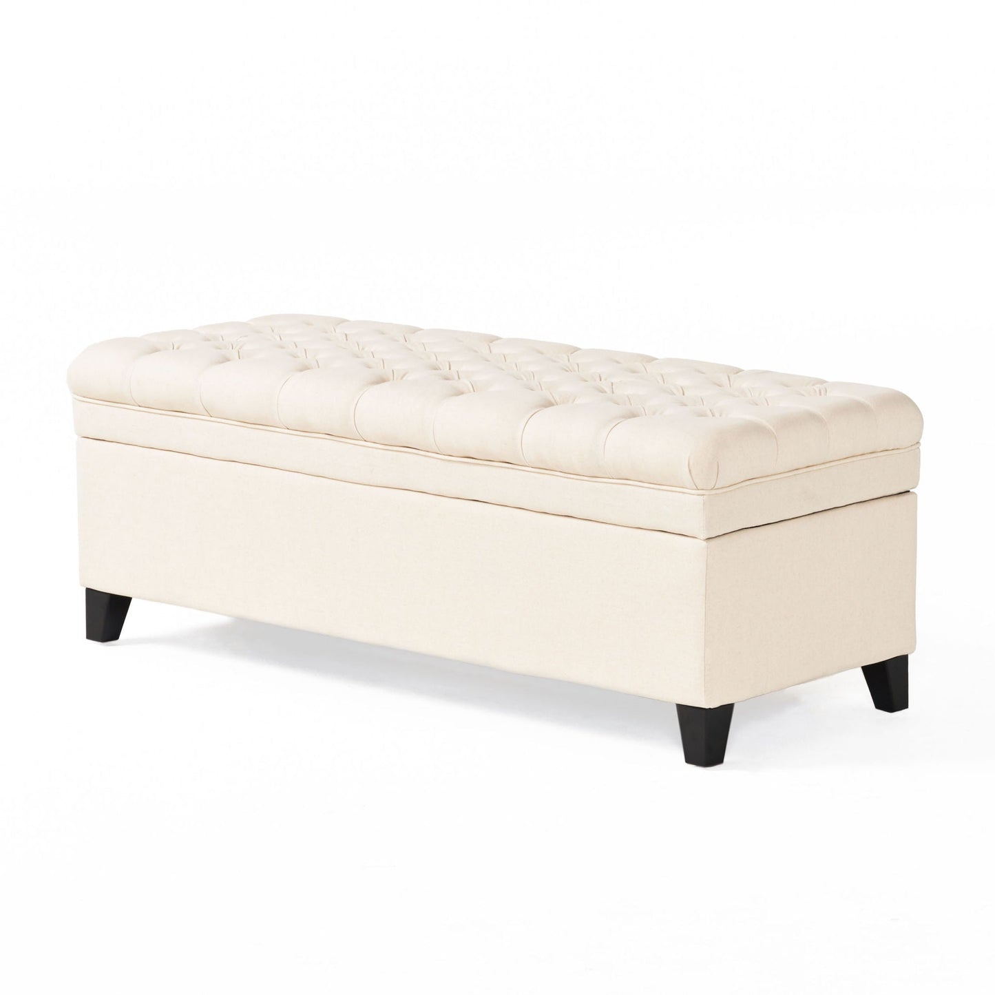 Juliana Storage Ottoman With Birch Legs