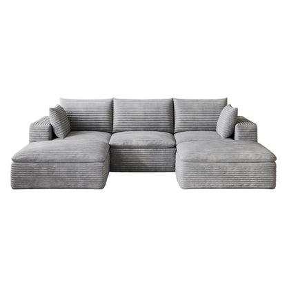 102" Cloud Sofa in Grey