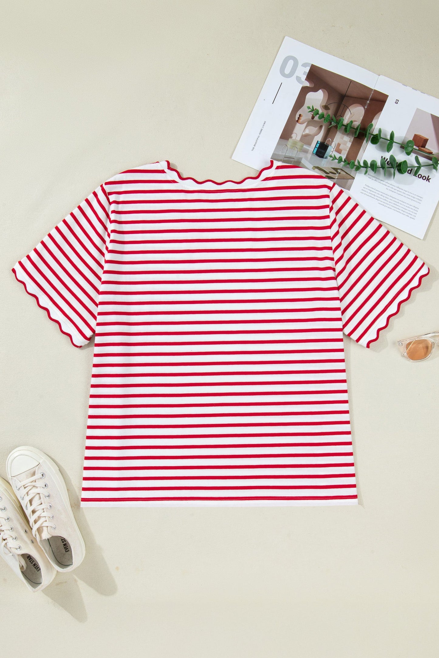 Esther Trim Short Sleeve PLUS Top