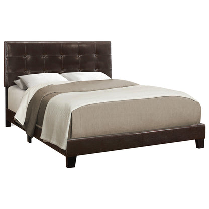 Transitional Upholstered Bed Frame