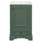 Bathroom Vanity With Sink, Soft Close Door, Adjustable U-Shaped Shelf