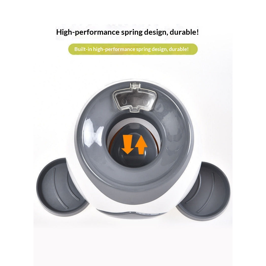 Automatic Tennis Ball Launcher With Treat Dispenser