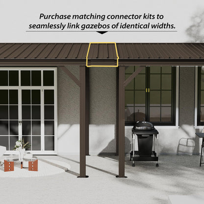 Gazebo Connector Kit for 8ft Width Wall Mounted Gazebos