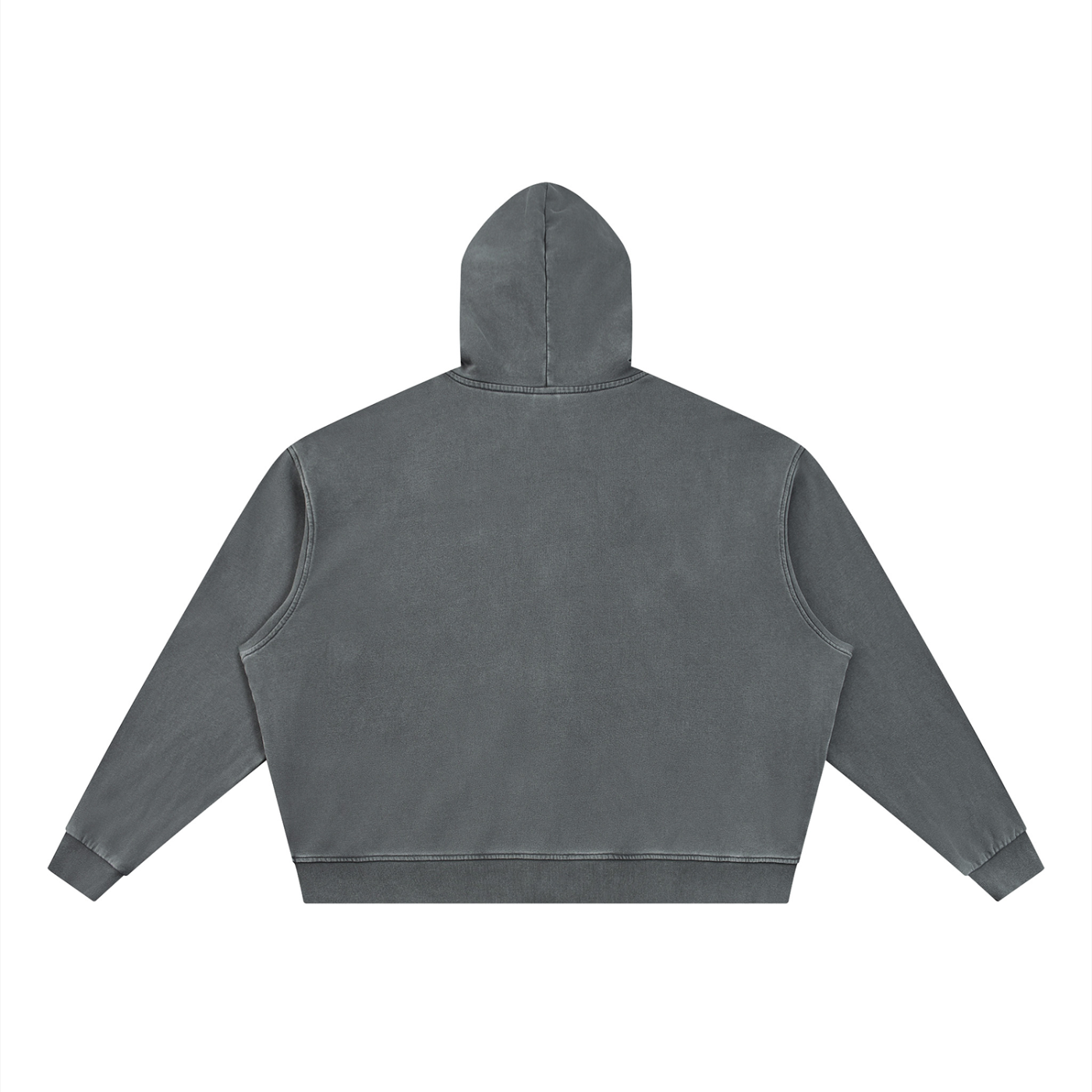 Loki & Ivy Unisex Vintage Wash Full Zip Boxy Hoodie