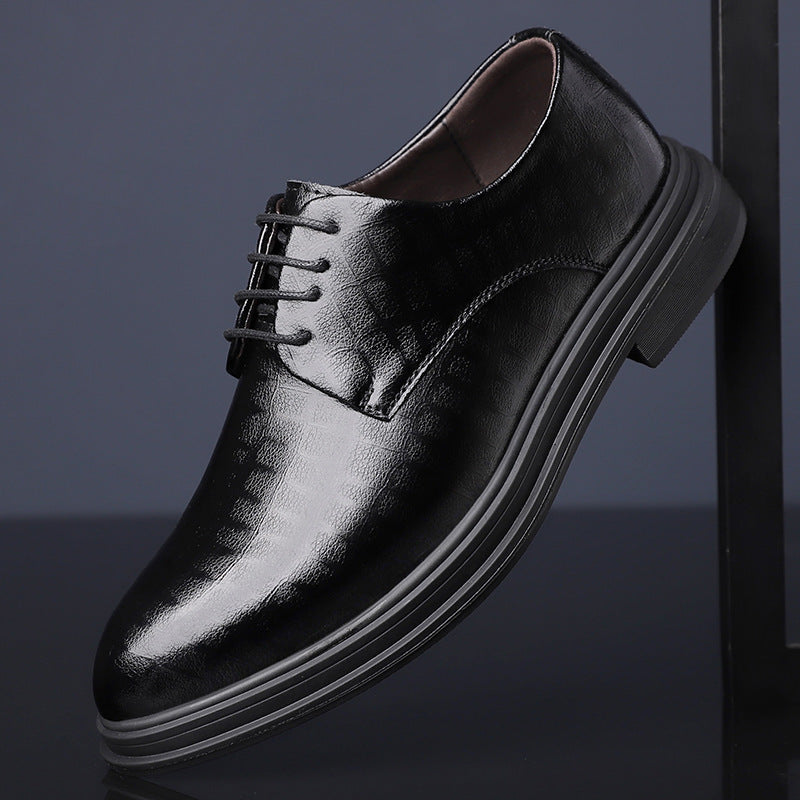 New Mens Pointed-toe Business Leather Shoes
