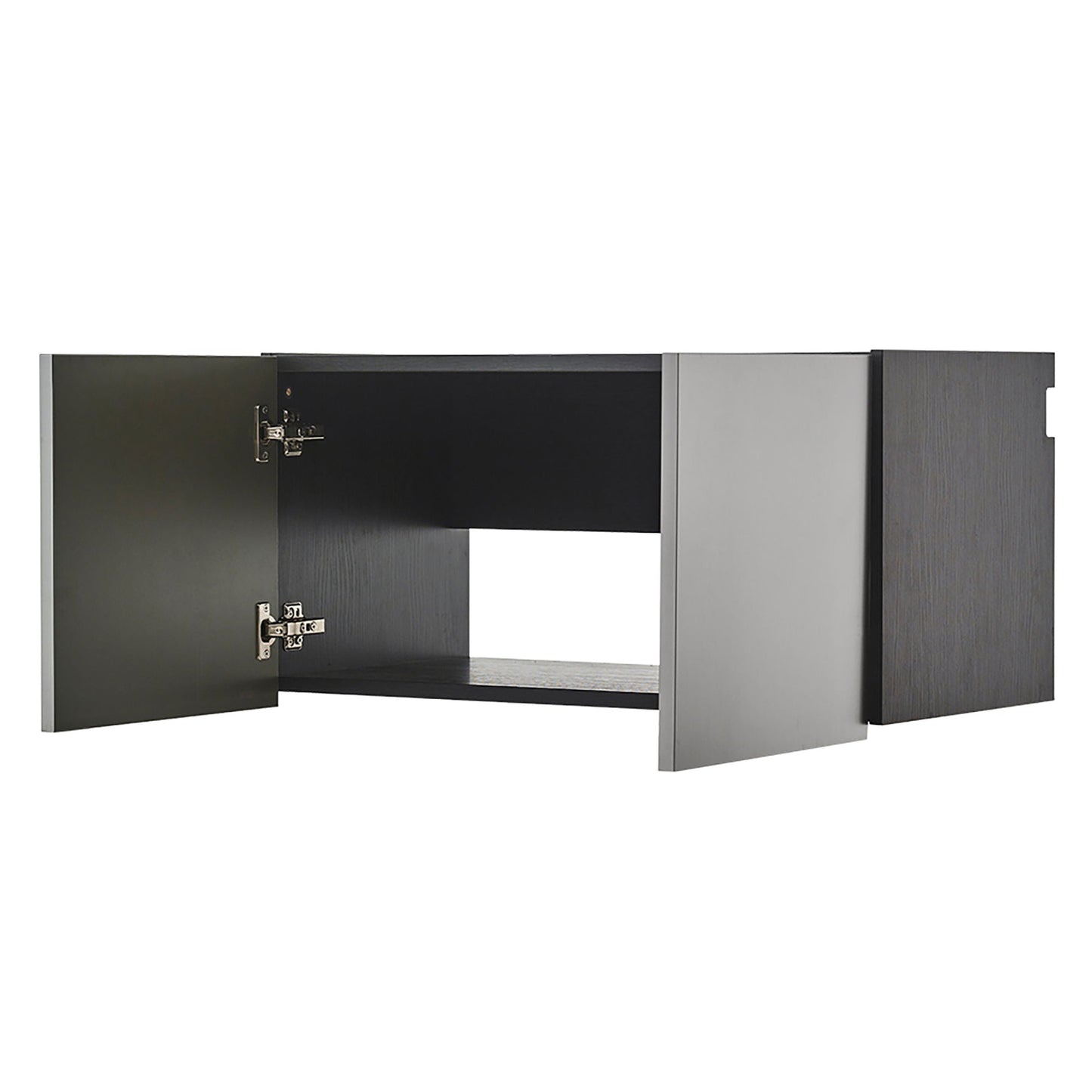 Astro Series - Wall Storage Cabinet With Soft Closing Drawers - Metallic Gray