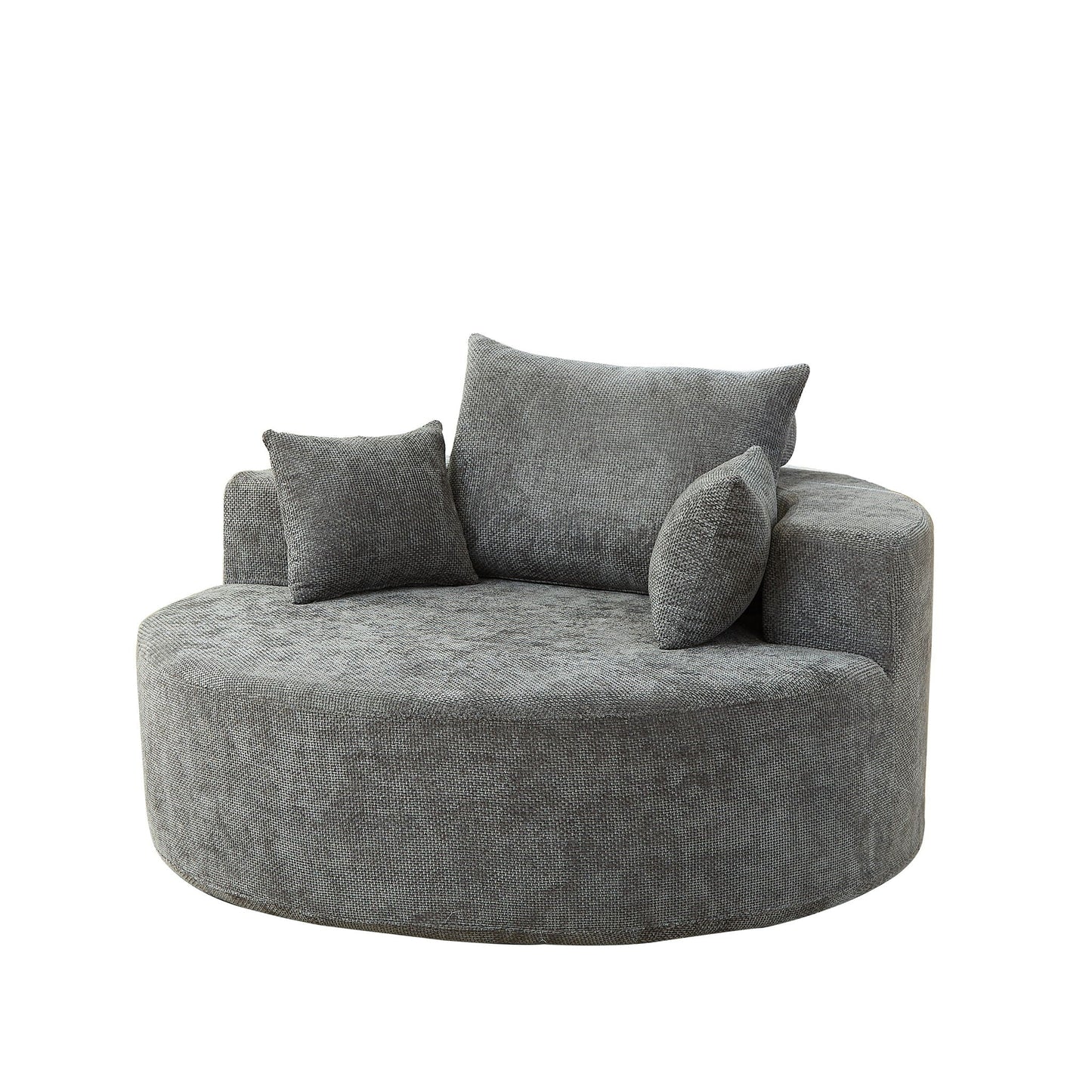 Single Sofa, Sleeper Chair For Living Room - Gray
