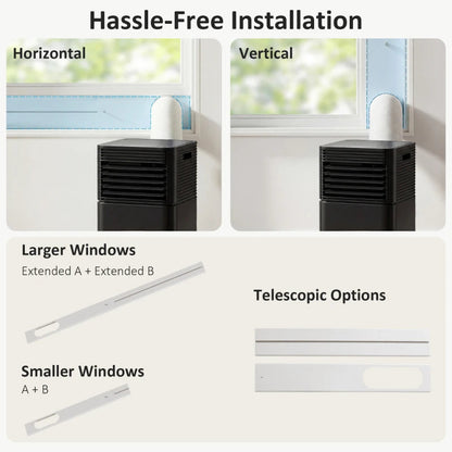 Modern Mobile Air Conditioner with Wheels