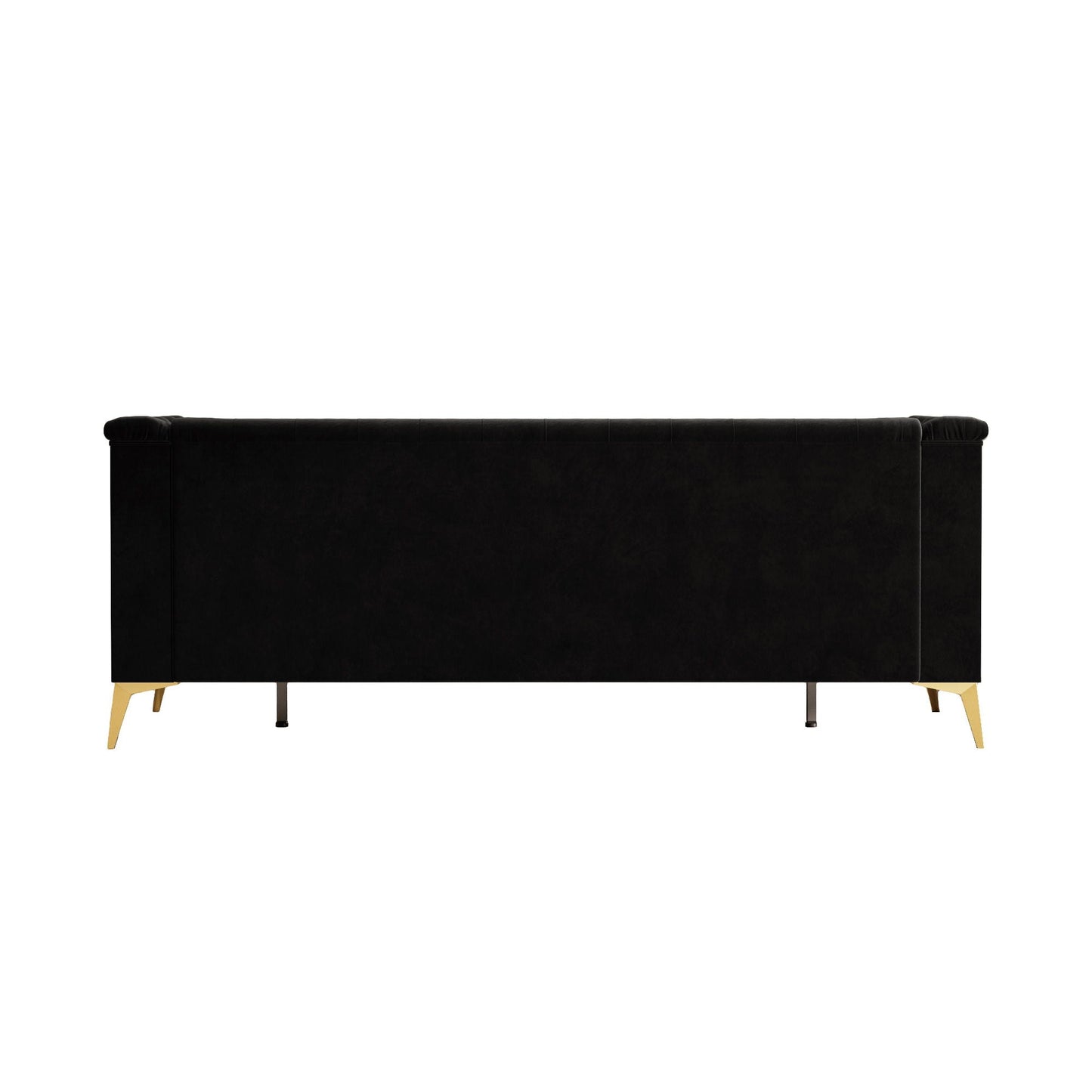 Luxurious Sofa With Legs, Modern Chesterfield Design, Tufted Upholstery, 3 Seat Couch For Living Room And Office
