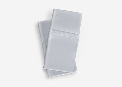 BedGear Ver-Tex Pillowcase 2pc Set, Light Grey, Queen