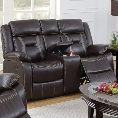 Living Room Set With Pillow Armrest And Tufted Backrest