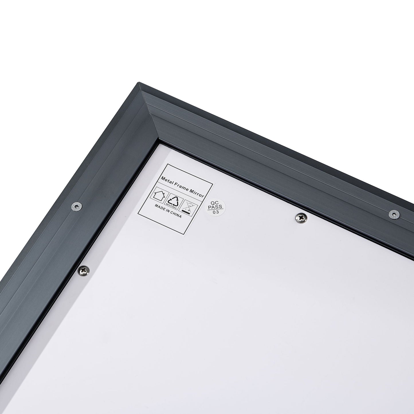 LED Bathroom Beveled Mirror, 3000 - 6000K Gradient Front And Backlit LED Mirror For Bathroom, 3 Colors Dimmable, Ip54 Enhanced Anti Fog