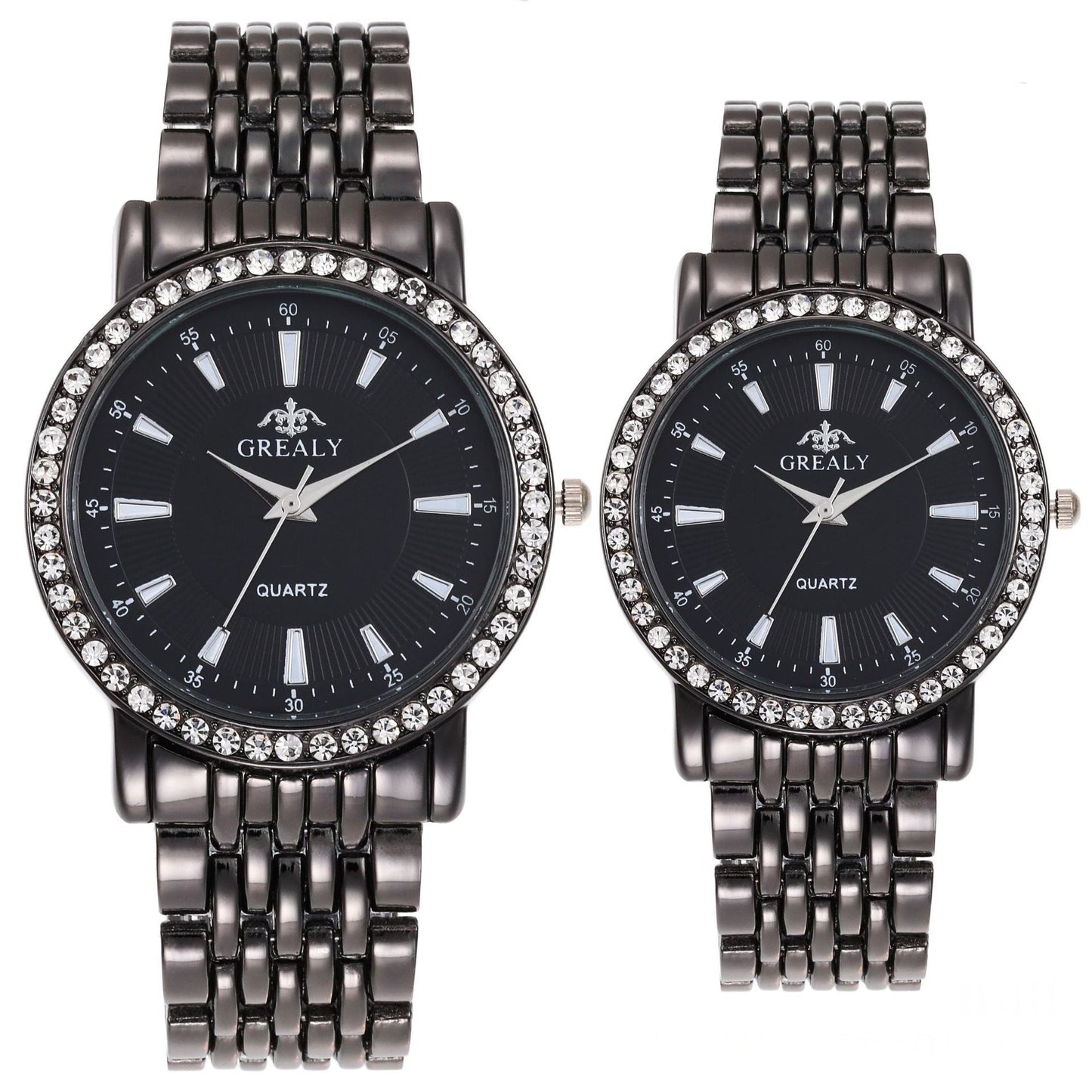 Mens And Womens Quartz Dress Couple Watches Business Gift