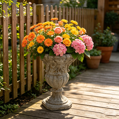 MGO Garden Planter in Rust
