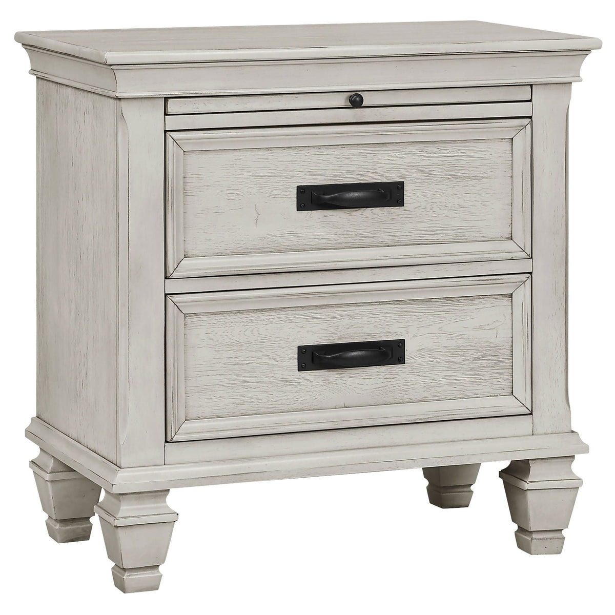 Franco 5-piece Queen Bedroom Set Distressed White