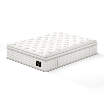 14" Hybrid Mattress with Memory Foam & Pocket Springs for Pressure Relief
