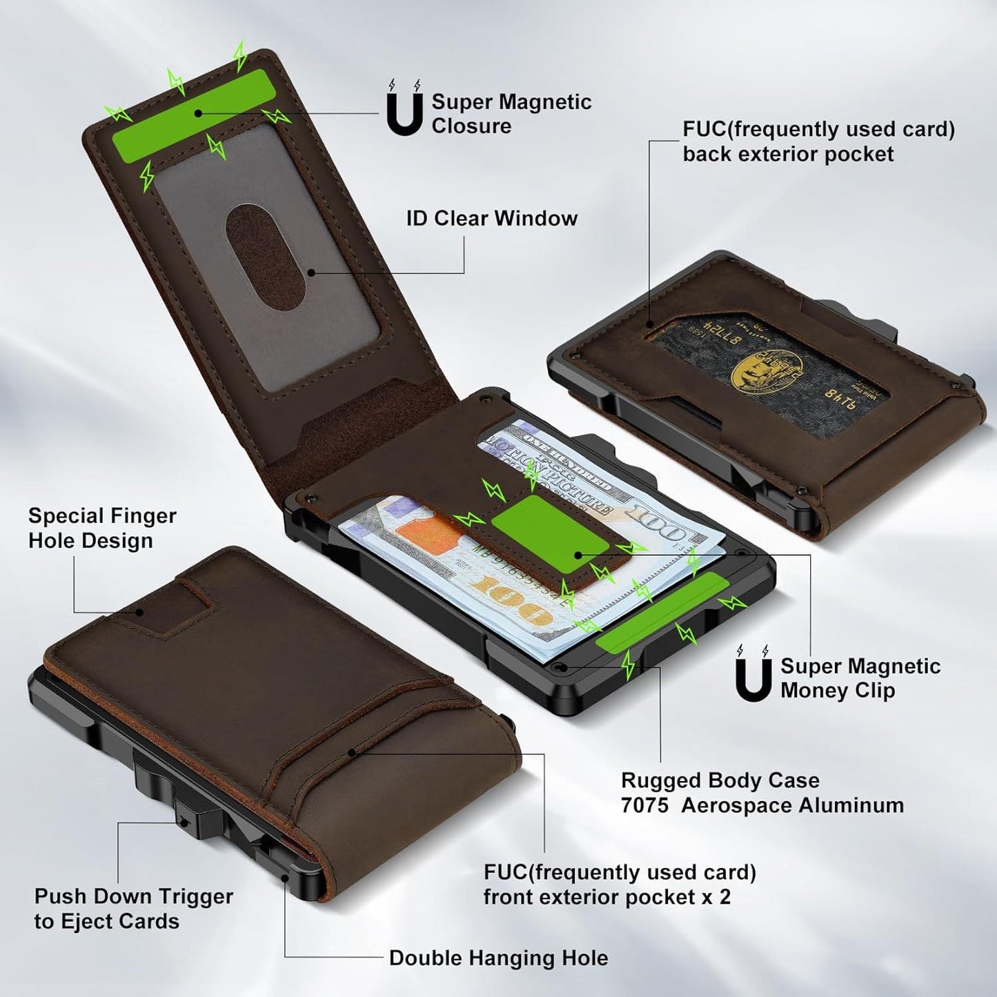 Anti-Scan Metal Card Holder European And American Style