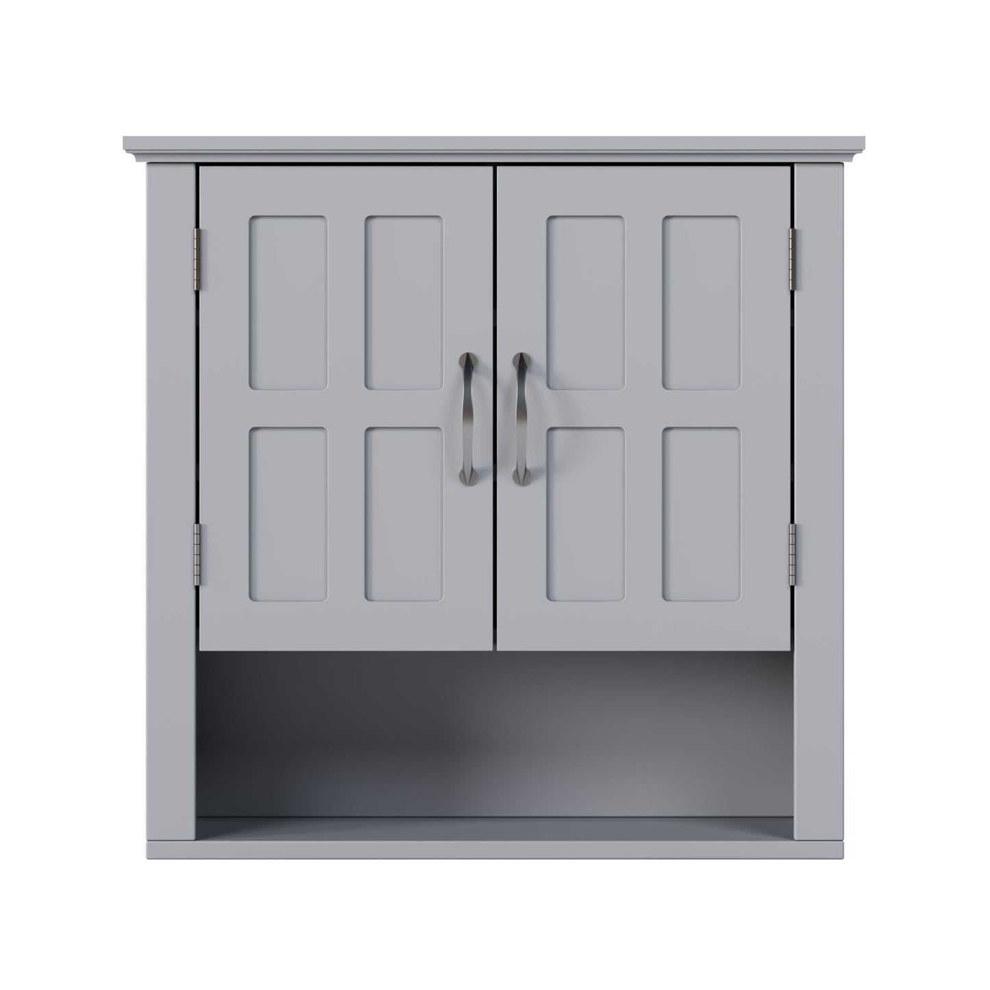 Multi Functional Wall Mounted Cabinet With Adjustable Shelves For Bathroom