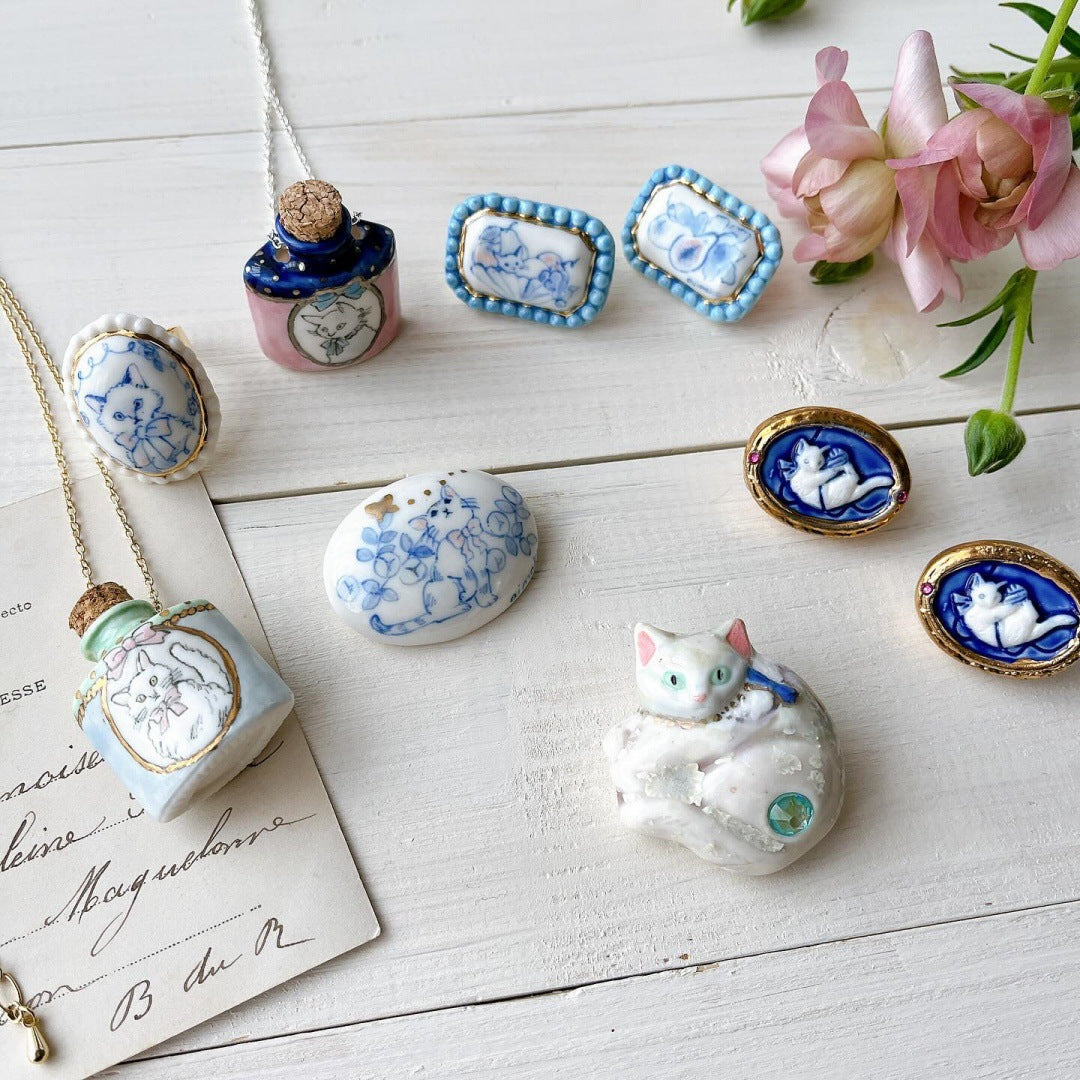 Fresh Fashionable And Soothing Cat-themed Necklace