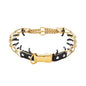 Detachable Stainless Steel Pet Dog Chain Snap Buckle With Spikes