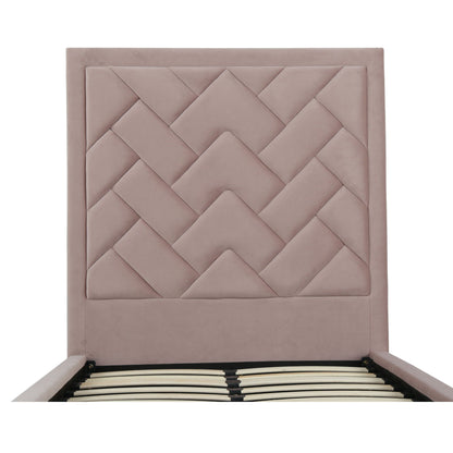 Crosby - Bed With Upholstered Headboard And Slats