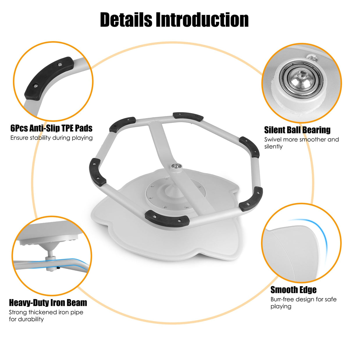 Kids Spinning Sensory Chair – Autism Swivel Seat for Body Coordination