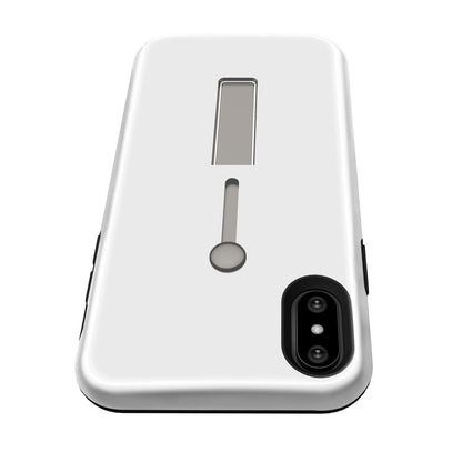 Finger Strap Phone Case for iPhone X Drop-protection Finger Ring Rugged Phone Case with Kickstand Dual Layer Case