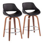 Mid-Century Modern Fixed-Height Counter Stool