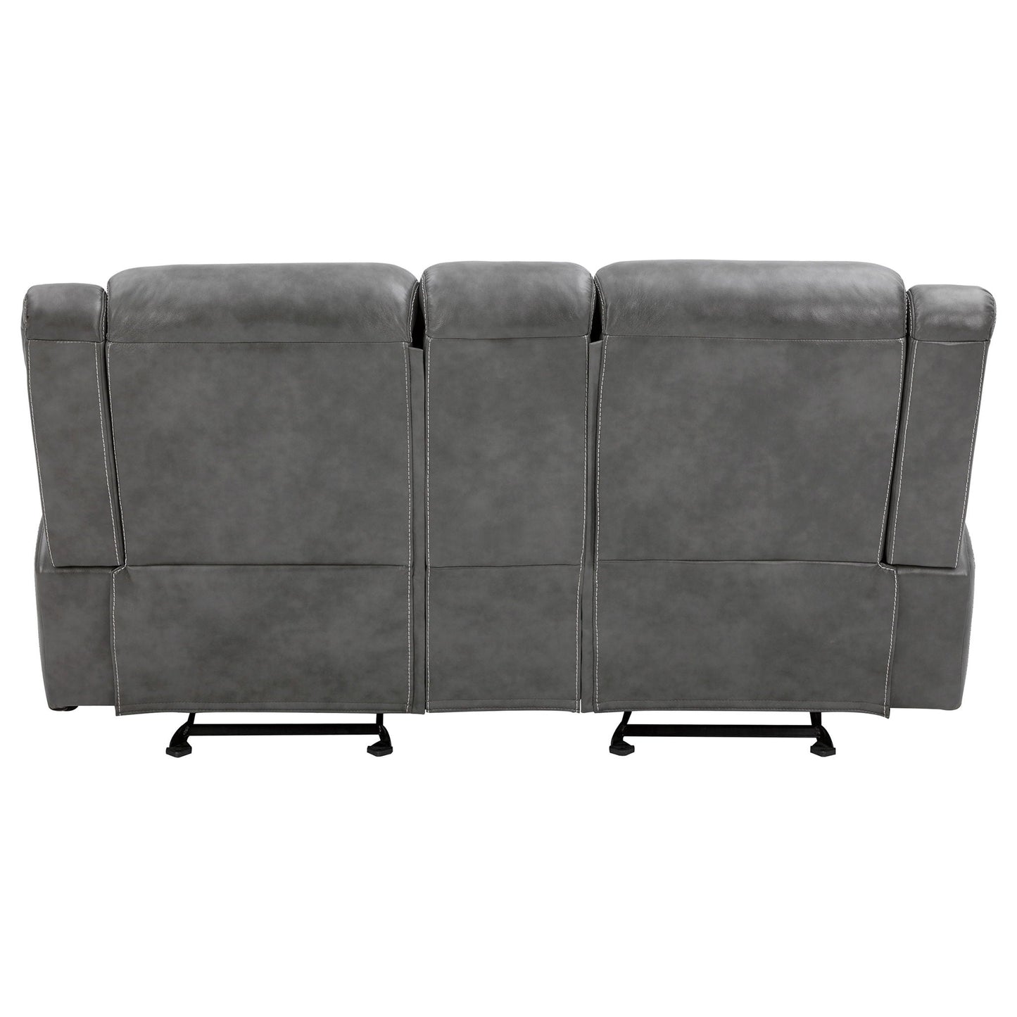 Carmen - Cool Motion Loveseat With Storage, With Reclining Function And Built In Storage - Gray