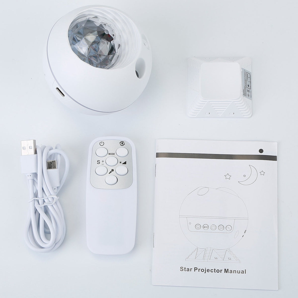 LED Star Projector Night Light Moon Nebula Cloud Lamp 360¡Rotating Star Light Kids Galaxy Projector w/ Remote Control