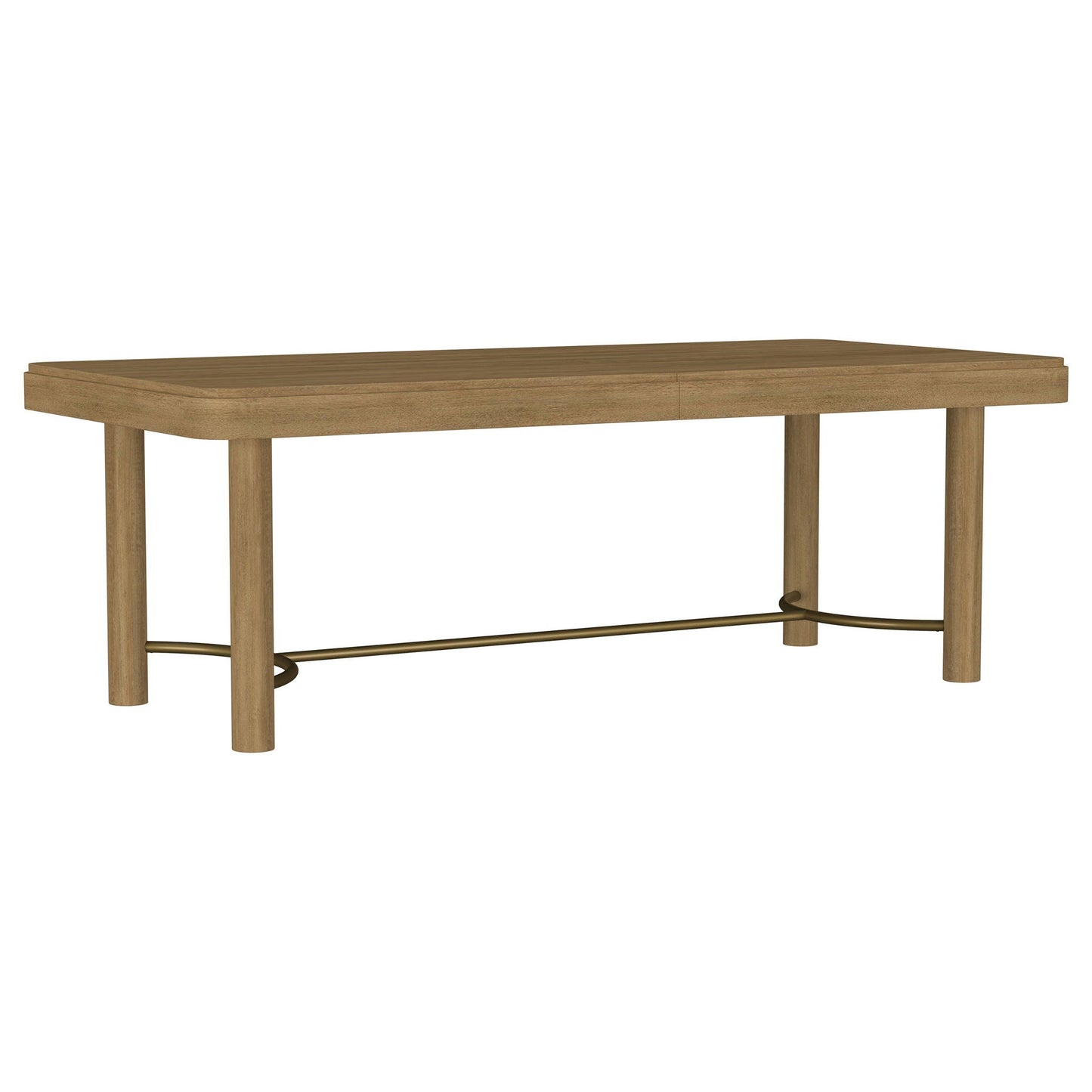 Benson - Extension Leaf Dining Table With Trestle Base - Sand