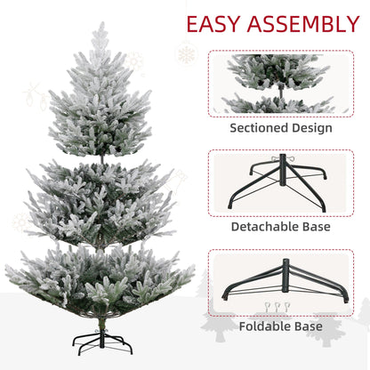 HOMCOM 6 Foot Artificial Christmas Tree
