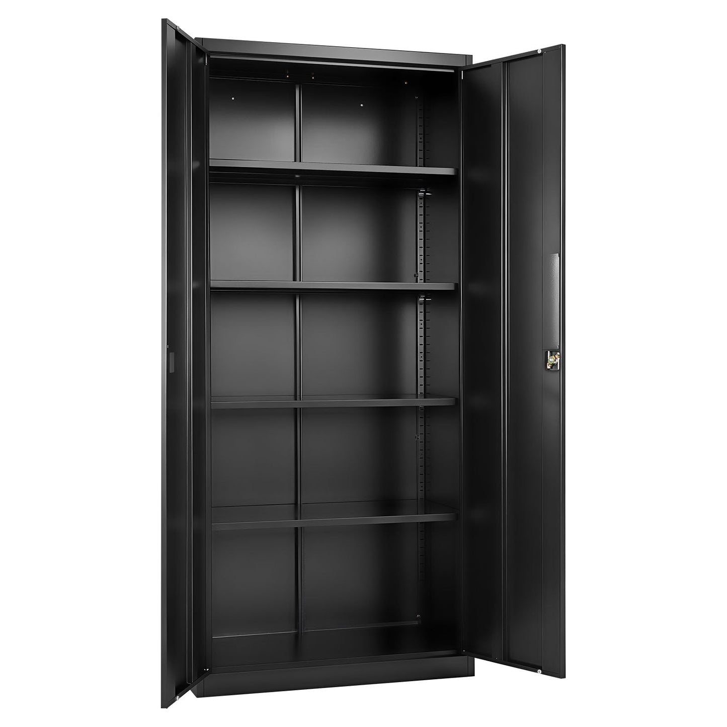 Metal Storage Cabinet, 68.9 in Lockable Steel Garage Cabinet