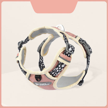 Pet Fashion Simple Chest Strap Leash Set