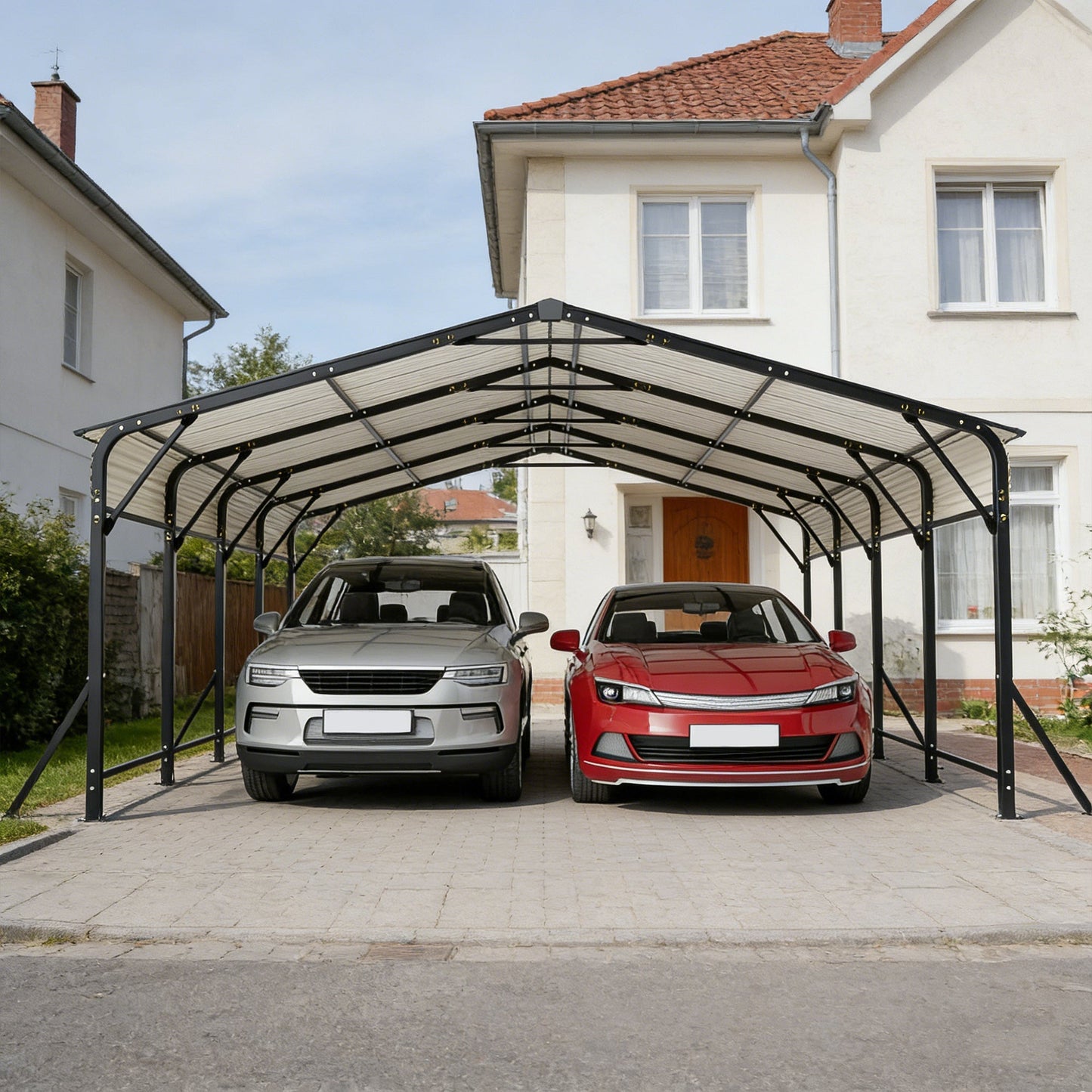 20'x20' Galvanated Steel Carport Canopy